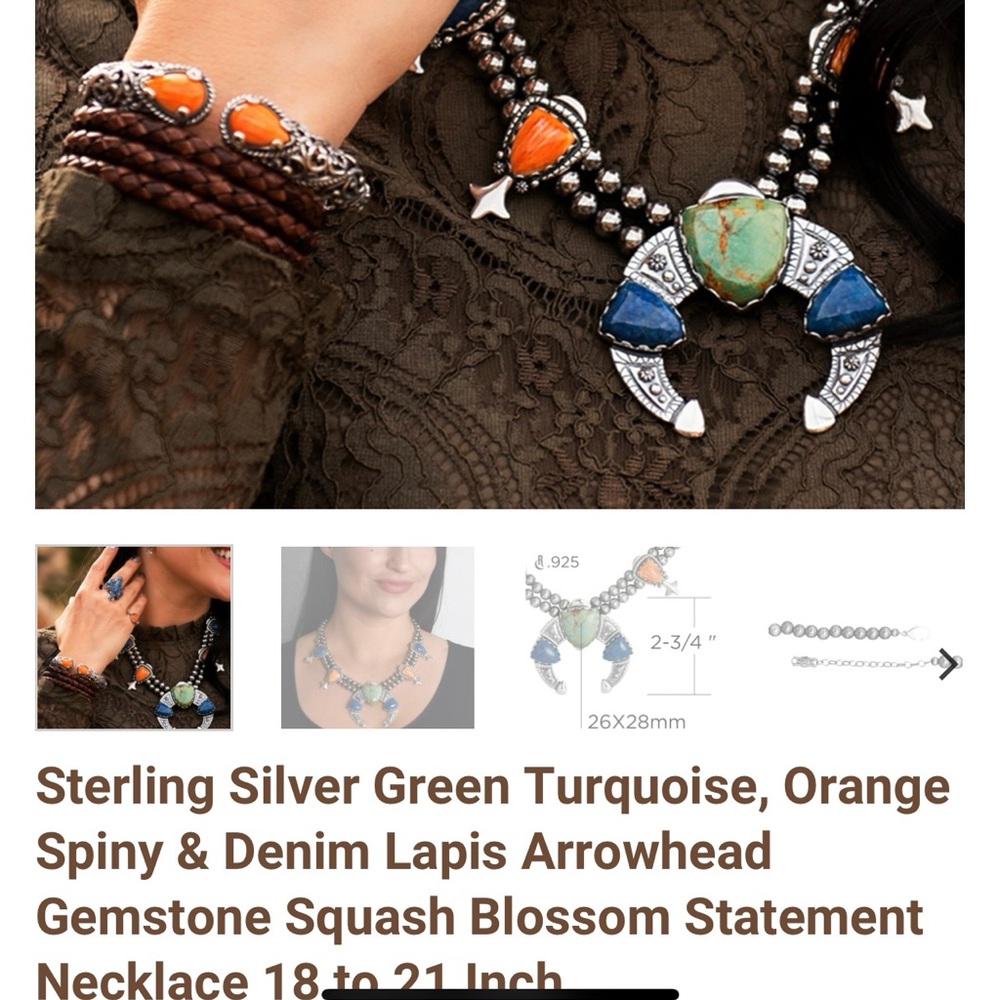 Squash Bloss necklace - Picture 2 of 5